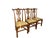 Chippendale Set of 3 Chippendale Accent Chairs For Sale - Image 3 of 12