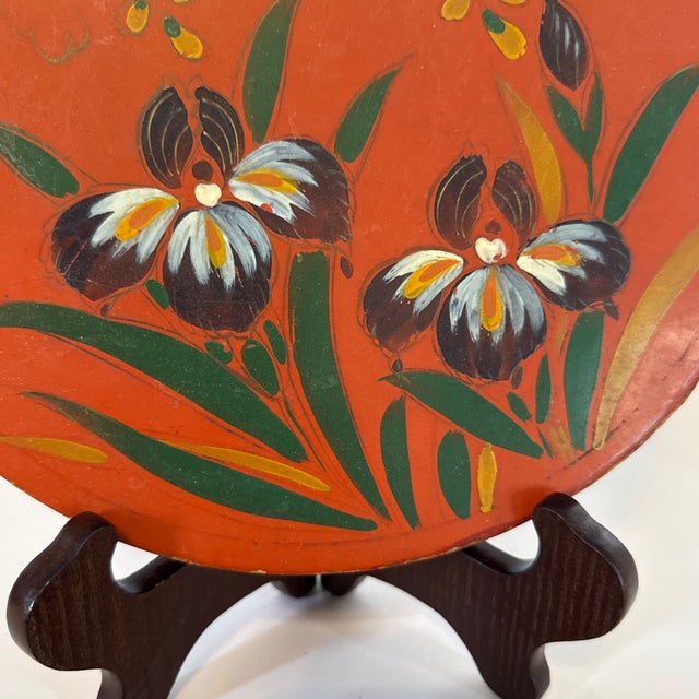 A beautifully preserved example of pre-war Japanese craftsmanship, this hand-painted porcelain condiment and sushi serving...