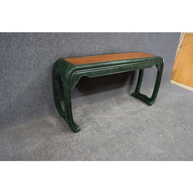 Chinoiserie Henredon Chinoiserie Console For Sale - Image 3 of 11