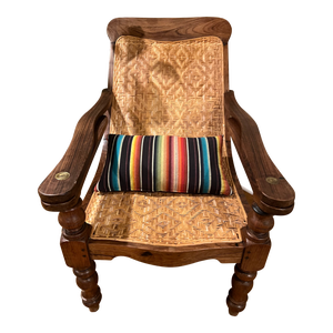 Antique Early 20th Century Plantation Chair in Rosewood