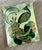 Whimsical Late 20th-Century Reverse Painted Glass Decorative Peacock Tray For Sale - Image 15 of 18