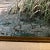Impressionist 1970’s Original Vintage Serine Marshes Landscape Painting Original Vintage Carved Wood Frame For Sale - Image 3 of 6