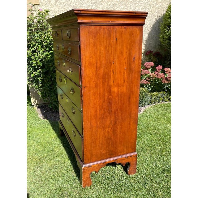 18th Century English Weekly Cabinet in Mahogany For Sale - Image 11 of 17