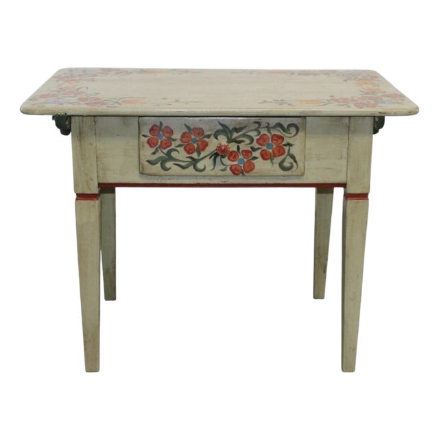 Early 20th C French Hand-Painted Desk For Sale