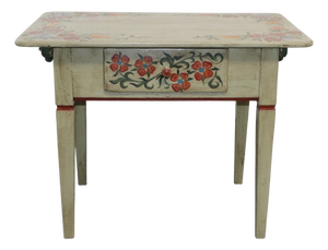 Early 20th C French Hand-Painted Desk