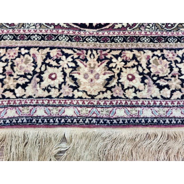 1900s Handmade Antique Persian Isfahan Rug 4.5' X 7' For Sale - Image 4 of 12