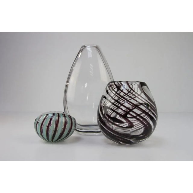 Vintage Danish Teardrop Glass Vase by Holmegaard, 1970s For Sale - Image 12 of 13