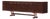 Brazilian Modern Rosewood Credenza With Bow Design by Novo Rumo, Brazil, 1960s For Sale