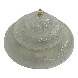 Mid-Century Modern Venetian Murano Glass Ceiling Light, 1960s For Sale