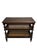 Late 20th Century Vintage Baker Milling Road British Colonial Style Three-Tier Stand With Cane Shelves For Sale - Image 5 of 12