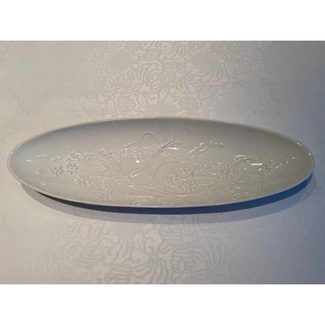 Mid-Century Modern 1950's Stamped Whittier Pottery Company Oval Serving Dish For Sale - Image 3 of 12