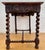 19th Century French Louis XIV Breton Carved Oak Sofa Table Desk, 1890s For Sale - Image 6 of 11