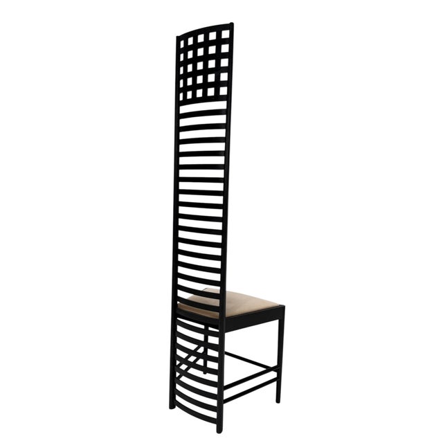 Cassina Hill House 1 Chair by Charles Rennie Mackintosh for Cassina, Italy, 1980s For Sale - Image 4 of 14