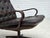 Mid-Century Modern Scandinavian Swivel Armchair in Patchwork Leather, 1970s For Sale - Image 3 of 18