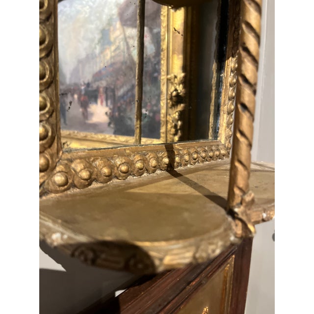 19th Century Pair of 19th Century French Wall Etageres Guilloche Detail For Sale - Image 5 of 5