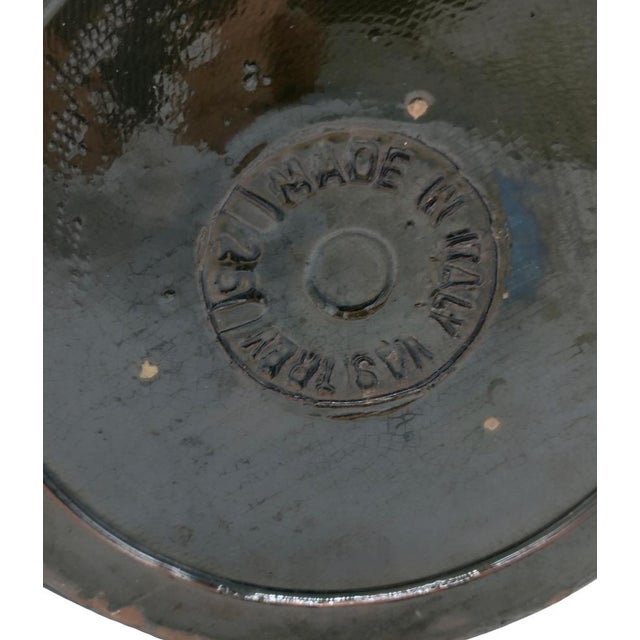 Ceramic Glazed Terracotta Plant Holder Vasi Treviso, Italy, 1960s For Sale - Image 7 of 8