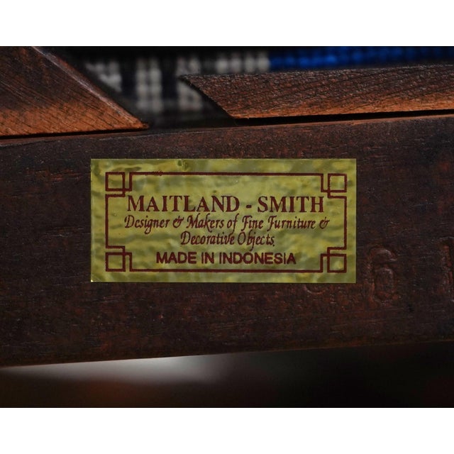 Set of 8 Maitland Smith Mahogany Dining Chairs For Sale - Image 18 of 18