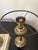 Metal P1960s Brass-Tone Hurricane-Style Dome Table Lamps - a Pair For Sale - Image 7 of 12