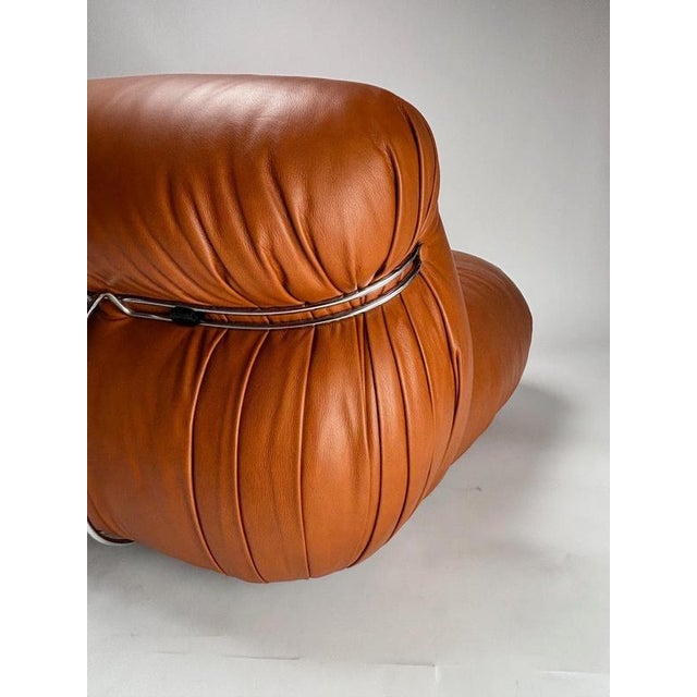 Gold Soriana Sofa by Afra & Tobia Scarpa for Cassina, 1970s For Sale - Image 8 of 13