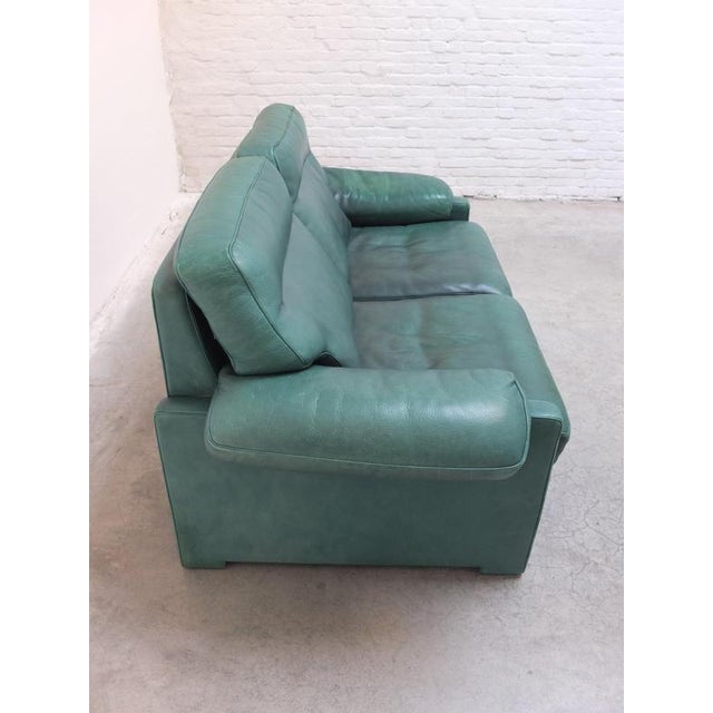 DS-70 2.5-Seater Sofa in Green Leather from de Sede, 1980s For Sale - Image 11 of 16