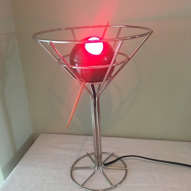 Vintage Retro Martini Lamp Chairish