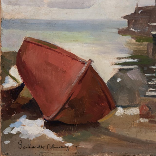 Signed lower left, "Gerhardt Schwarz" (American, 20th Century) and dated 1919. Additionally signed and titled verso...
