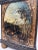 Late 20th Century Spanish Colonial John Richard Hand Painted Rectangle Wooden Vase For Sale - Image 5 of 12