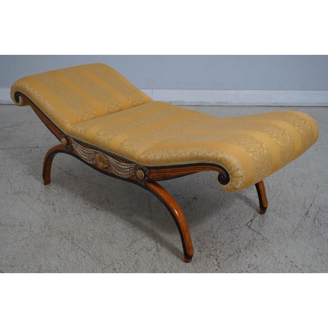 Age: Approx: 20 Years Old Details: Quality Construction Polychrome Painted Finish Accents Carved Skirt Elegant...