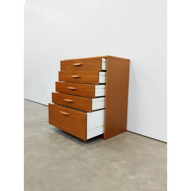 Mid-Century Modern Vintage Mid Century Modern Teak Dresser For Sale - Image 3 of 6