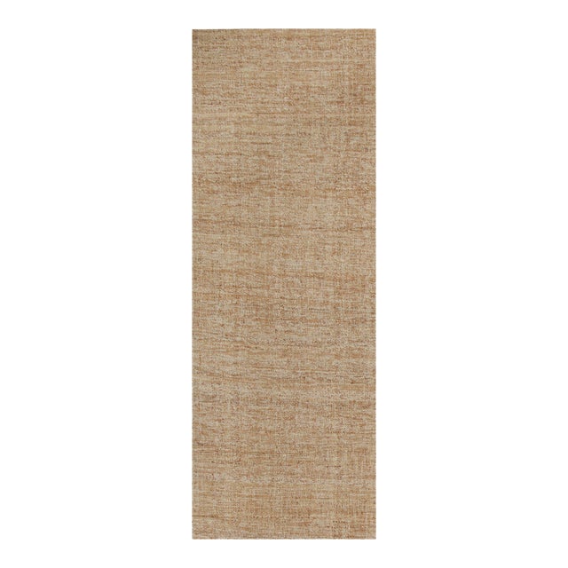 Rug & Kilim’s Contemporary Jute Kilim in Beige-Brown For Sale