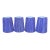 Set of 4 Candle Clip Purple String Lamp Shades For Sale