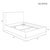 Not Yet Made - Made To Order Stoffer Home x Cloth & Company Maura Slipcover Bed in Jane Stripe Laurel - California King For Sale - Image 5 of 6