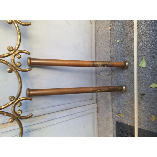 Brass Double Bed by Arnaldo Pomodoro for Osvaldo Borsani, 1960s For Sale - Image 11 of 18