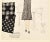 Art Deco 1930's Large Hand-Colored Fashion Design With Swatches, Matted For Sale - Image 3 of 5