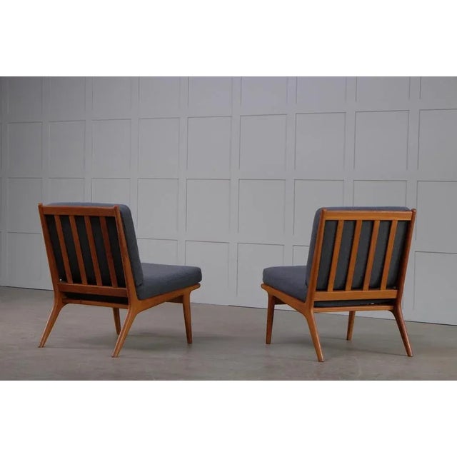 1960s Set of Easy Chairs attributed to Karl-Erik Ekselius, Sweden, 1960s For Sale - Image 5 of 11