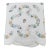 1940s Vintage All-Cotton Hand-Stitched Double Wedding Ring Scalloped Quilt For Sale