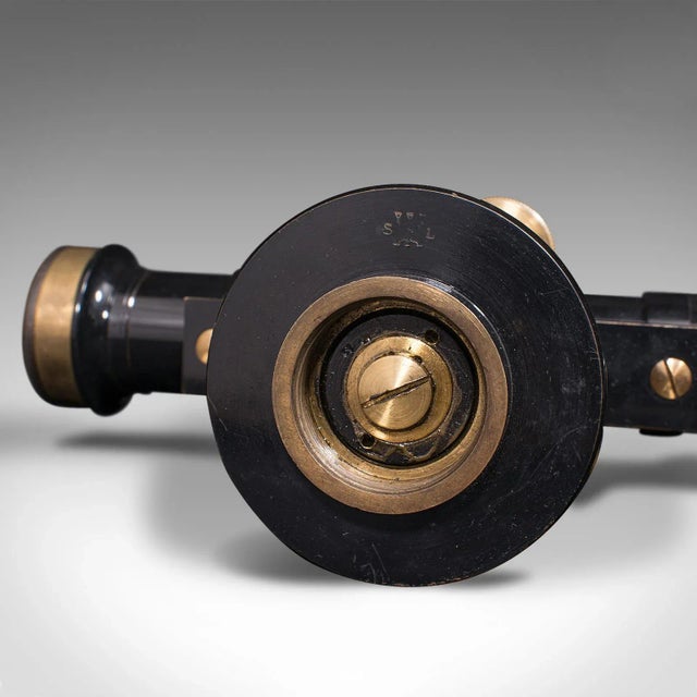 Brass 1950s Vintage Brass Surveyor's Level For Sale - Image 8 of 13