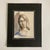 An original, mid-century, watercolor painting of a young woman with long, dark hair. Painting is signed by artist, dated...