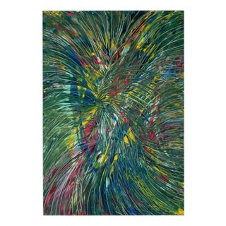 Abstract Composition, 1982, Acrylic on Canvas For Sale