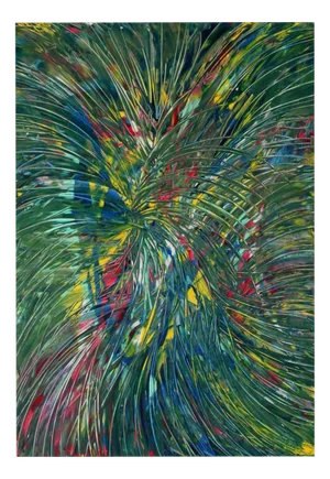 Abstract Composition, 1982, Acrylic on Canvas