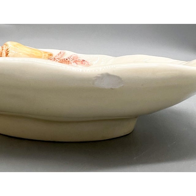 Vintage Fitz & Floyd Oceana Seashell Ceramic Tissue Box Cover & Soap Dish – Coastal / Palm Beach For Sale - Image 14 of 16