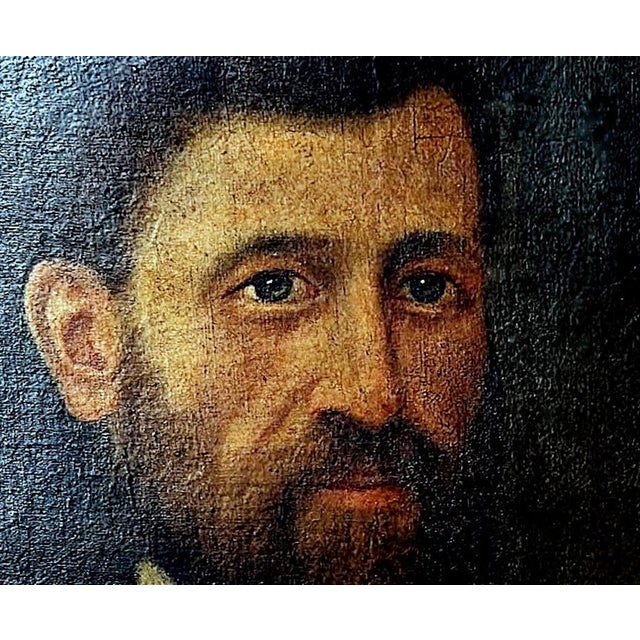 Late 19th Century French Academic Portrait of an Elegant Gentleman, Oil on Canvas For Sale - Image 12 of 18