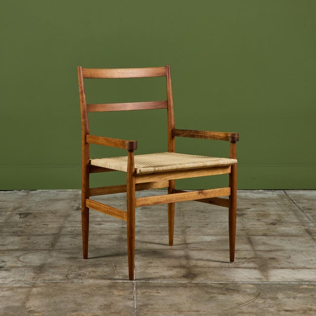 1960s Gio Ponti Cane Seat Armchair for Knoll International For Sale - Image 5 of 18