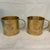 Offered here is a set of vintage brass nautical anchor cups, perfect as captain's mugs or rum mug collections, featuring a...