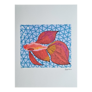 After Yayoi Kusama, Goldfish, Lithograph, 1990s
