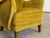 Fritz Hansen Scandinavian Wingback Lounge Chairs in Olive Velvet from Fritz Hansen, 1940s, Set of 2 For Sale - Image 4 of 13