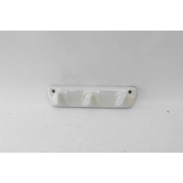 Art Deco Porcelain Kitchen Wall Hooks, 1930s For Sale - Image 6 of 6