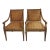 Mid 20th Century Gilded Accent Chairs- a Pair For Sale