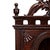 Sacred Art - Oratory of D. Maria - 19th Century. Portuguese, 19th century; carved chestnut wood. Glass front door....