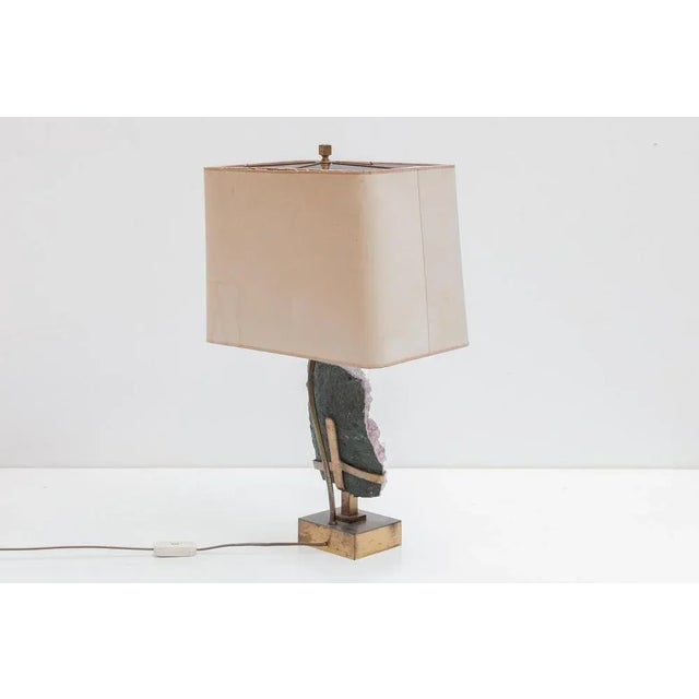 1970s Amethyst Table Lamp by Willy Daro, Belgium, 1970s For Sale - Image 5 of 8